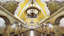 Voyage Russie, Moscou - Station de métro Komsomolskaya